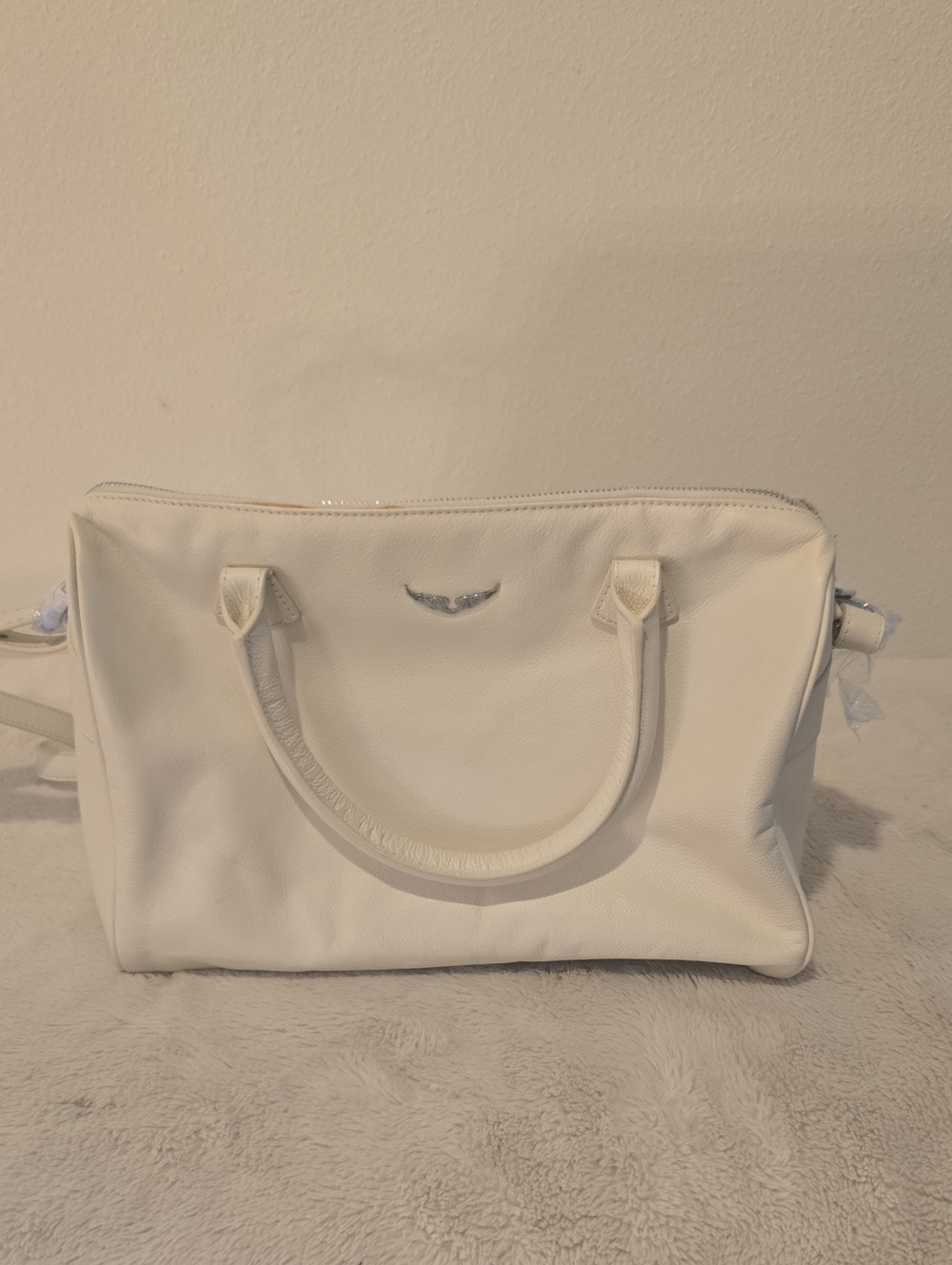 Zadig & Voltaire Ivory Bowler Bag